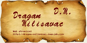 Dragan Milisavac vizit kartica